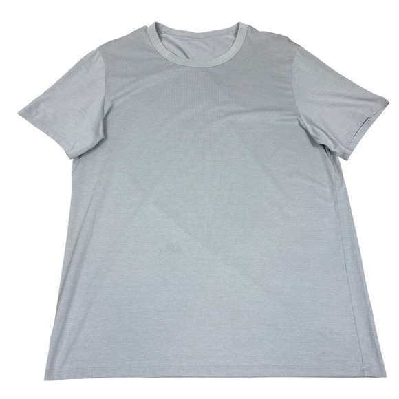 Lululemon Other - Lululemon Mens Fundamental T-Shirt Light Gray Short Sleeve Crew Neck Tee Size XL